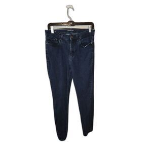 Calvin Klein Women's Dark Wash High Rise Skinny Fit Repreve Ankle Jeans Size 10